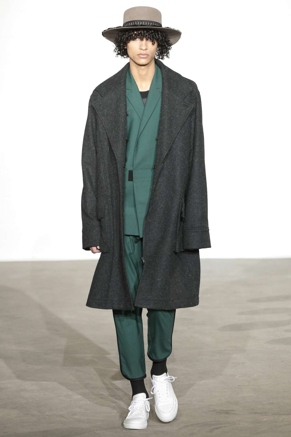 Clothing designer Dao-Yi Chow attends the Pyer Moss runway show