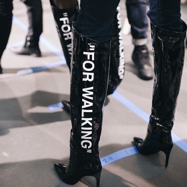 Off white made shop for walking boots