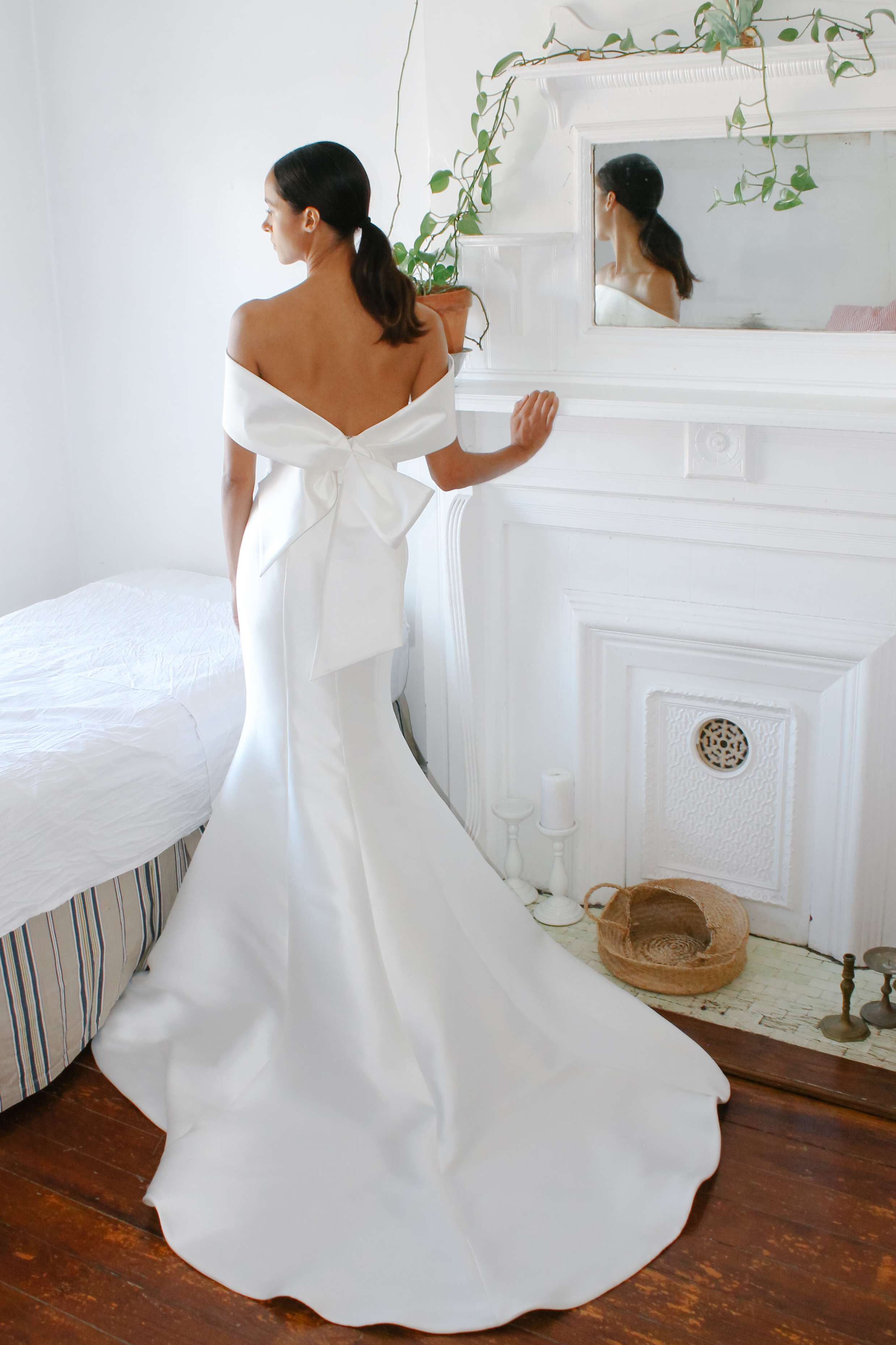 amsale white jumpsuit