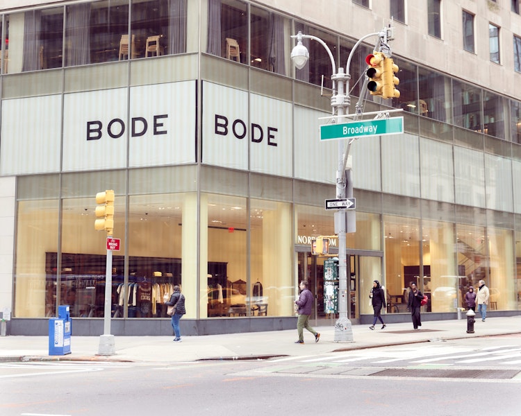 We are pleased to announce the opening of Bode at Nordstrom. The 2,000  square-foot pop-up marks the debut of Nordstrom's new immersive